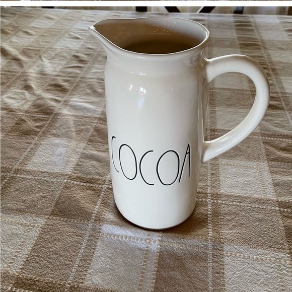 Rae Dunn COCOA Pot pour pitcher holiday servewear - Picture 4 of 5